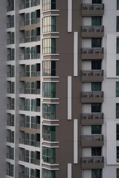 Apartment Balcony Luxury Condo Asian Megalopolis — Stock Photo, Image