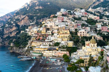 Positano at sunrise calm and quiet