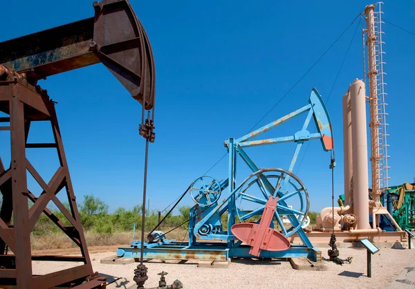 Historisk Oljefältsutrustning Midland Texas — Stockfoto