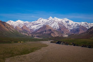 Sunset Glacier Scott Peak Denali National Park and Preserve Phot