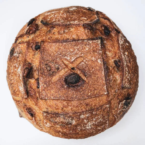 Cranberry Walnut Bread Homemade Artisan — Stock Photo, Image