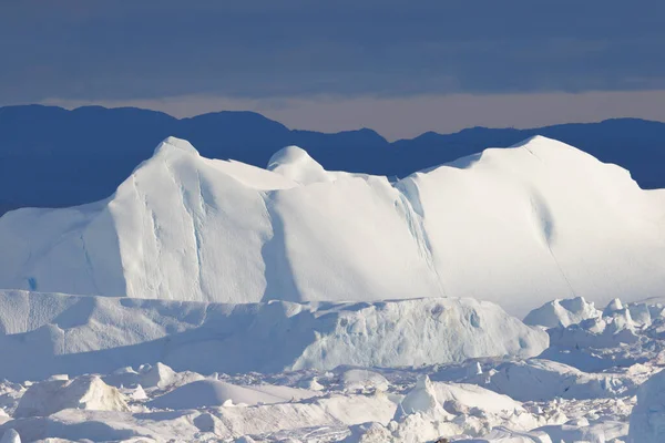 Velké Ledovce Vznášející Nad Mořem — Stock fotografie