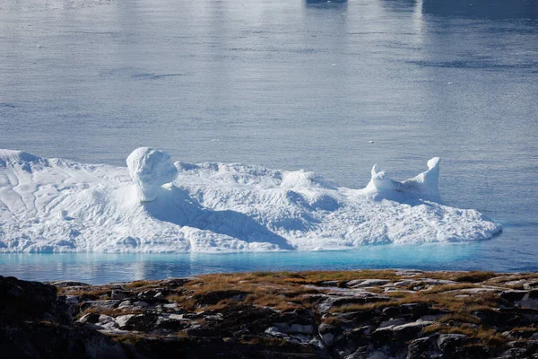 Rare Iceberg Floating Sea — Stock Fotó