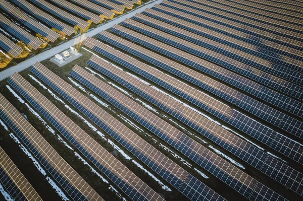 Ηλιακοί Συλλέκτες Που Παράγουν Ανανεώσιμες Πηγές Ενέργειας Στις Ηνωμένες Πολιτείες — Φωτογραφία Αρχείου