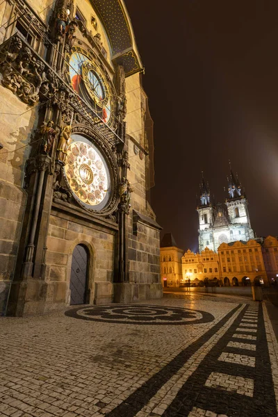Astronomische Uhr Der Altstadt Von Prag Tschechische Republik — Stockfoto