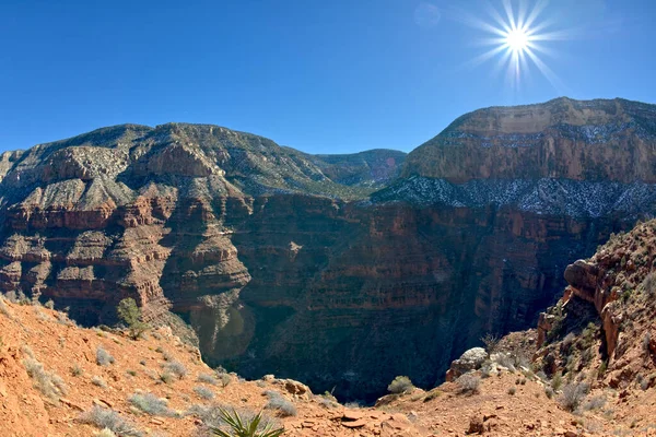 View Hermit Canyon Hermit Basin Boucher Trail Grand Canyon Arizona — Stock Photo, Image