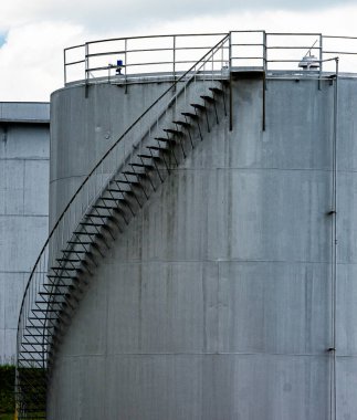 Fuel Storage Tanks, industrial concept 