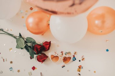 Creative Composition for Holiday Valentine's Day Celebration