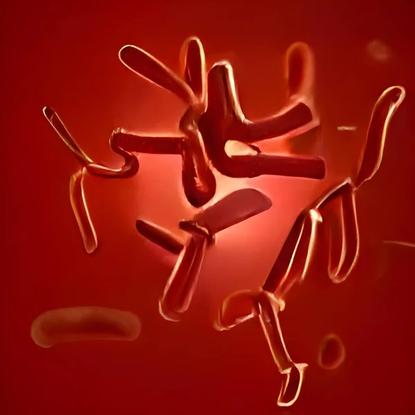 Microscopic Bacteria Legionella Pneumophila Illustration — Stock Photo, Image