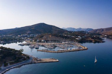 European marina harbour in Greece