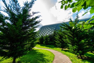 Pathway in Rike park in Old Tbilisi