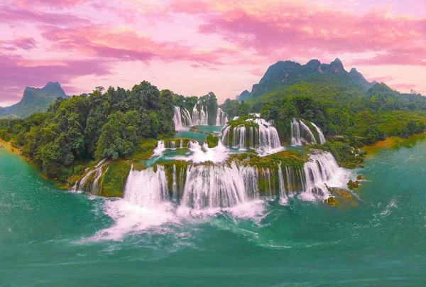 Ban Gioc Waterfall Vietnam — Stock Photo, Image