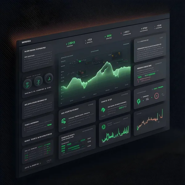 Player Trading Graphical Screen — Fotografia de Stock