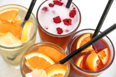 Barda taze limonata renkleri