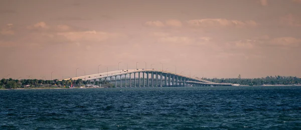 Bridge Sea Key Biscayne Miami — Photo