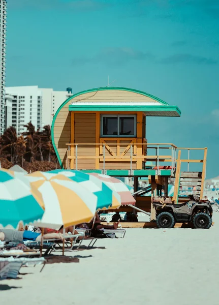 Курорт Майами Бич Летом — стоковое фото