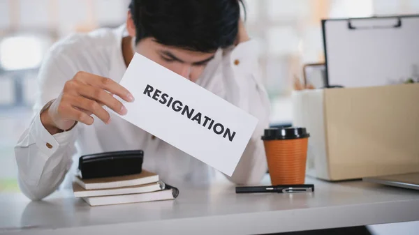 Business Change Job Unemployment Resigned — Stock Photo, Image