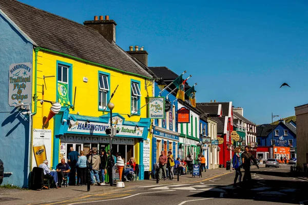Dingle Shops Restaurants Ireland — стокове фото