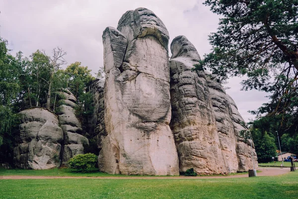 Teplice Adrspach Rocks Bohemia Oriental República Checa — Foto de Stock