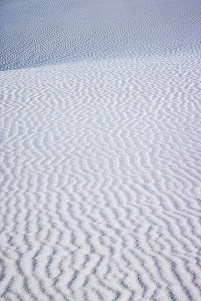 Padrões Dunas Gesso White Sands Novo México — Fotografia de Stock