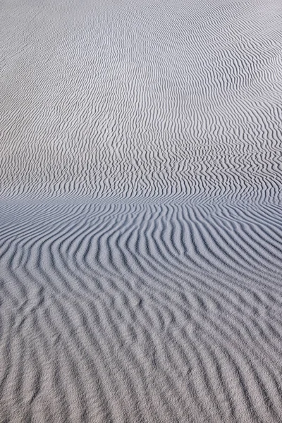 Abstract Rimpels Golven Het Zand Bij White Sands New Mexico — Stockfoto