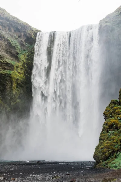 冰岛之行 瀑布斯卡夫斯 — 图库照片