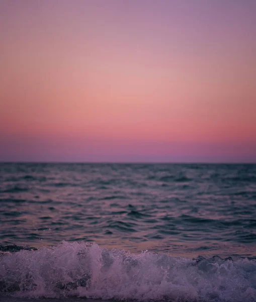 美しい海の色に沈む夕日 マイアミビーチ — ストック写真