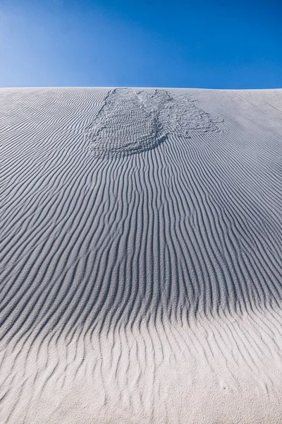 Sand Avalanche White Sands National Park New Mexico — Stock Photo, Image