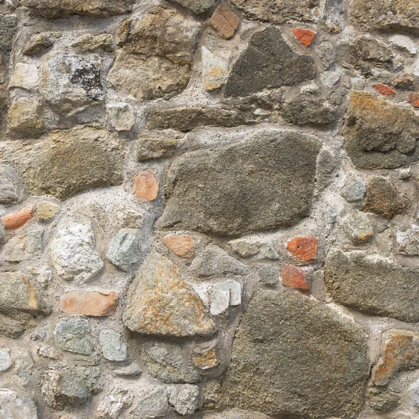 Stary Kamienny Mur Zbliżenie — Zdjęcie stockowe