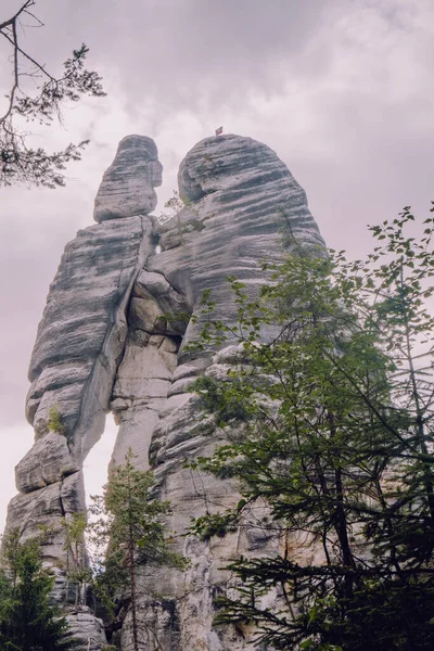 Teplice Adrspach Rocks Восточная Европа Чехия — стоковое фото