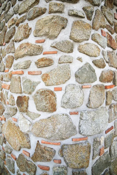 Stary Kamienny Mur Zbliżenie — Zdjęcie stockowe