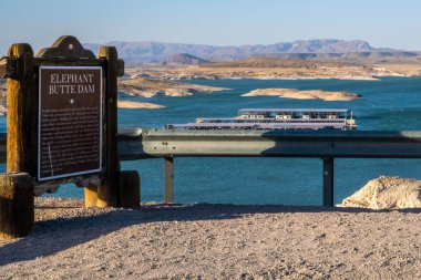 Elephant Butte, NM, USA - May 1, 2022: The Elephant Butte Dam