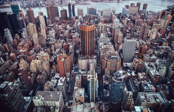Nowy Jork Widok Panorama Miejska — Zdjęcie stockowe