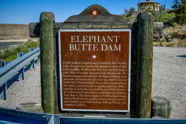 Elephant Butte Usa May 2022 Elephant Butte Dam — Fotografia de Stock