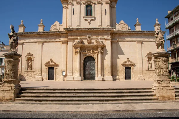 San Nicol Mother Church Avola Sicily Italy — Stock Photo, Image