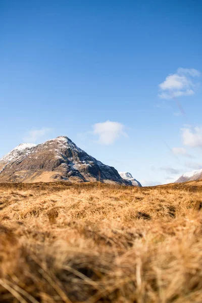 Glencoe Βουνά Χειμώνα Της Σκωτίας Υψίπεδα — Φωτογραφία Αρχείου
