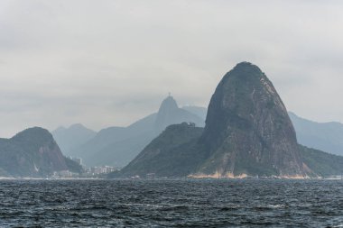 Rio de Janeiro, Rj 'de okyanustan dağlara ve manzaraya güzel bir manzara