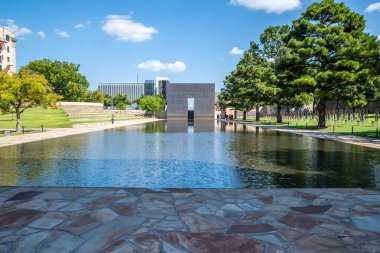 Oklahoma City, OK, USA - 16 Eylül 2022: Arizona Eyalet Başkenti 'nin büyük dış koruma alanları