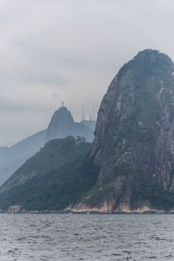 Rio de Janeiro, Rj 'de okyanustan dağlara ve manzaraya güzel bir manzara