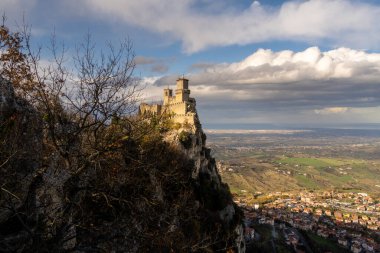 Rocca della guaita, san marino, İtalya en eski kale.
