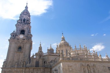 The cathedral of Santiago de Compostela in Galicia, Spain