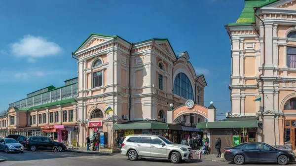 Odessa Ukraina 2023 Historisk Byggnad Den Nya Marknaden Odessa Ukraina — Stockfoto