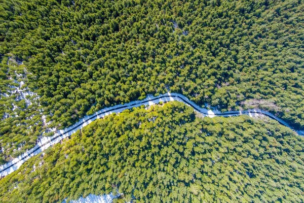 Luftaufnahme Einer Bergstraße Der Cascade Range — Stockfoto