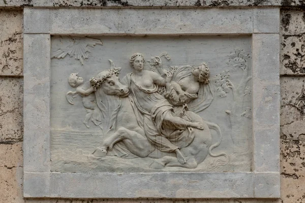 Haut Relief Sur Marbre Mythologie Grecque — Photo
