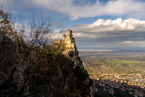 Rocca Della Guaita Most Ancient Fortress San Marino Italy — Stock Photo, Image