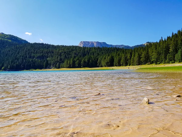 Beautiful Landscape Mountain Lake Calm Surface — Stock Photo, Image