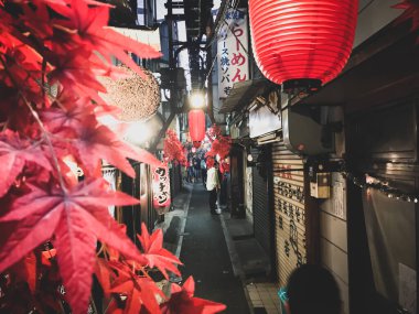 Shinjuku mahallesindeki geleneksel Japon pazarlama salonu..