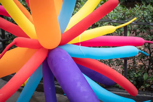 Balões Coloridos Durante Desfile Orgulho Cidade México — Fotografia de Stock