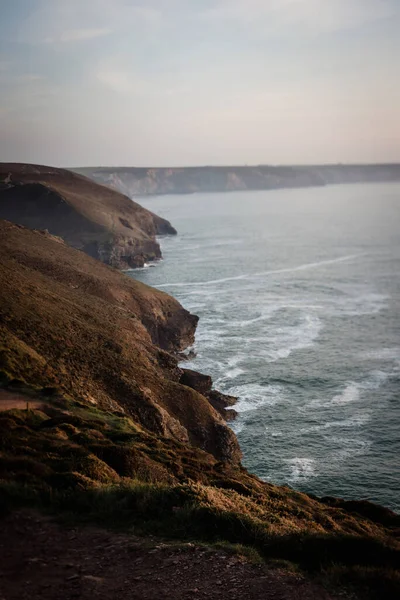 Cornish Coastline Sunset — Stock Photo, Image