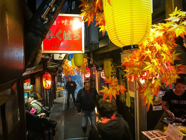 Mercado Tradicional Japonés Barrio Shinjuku — Foto de Stock